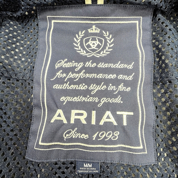 Equestrian Ariat Madeley Jacket Womens M Navy Waterproof Riding Coat - Picture 4 of 16